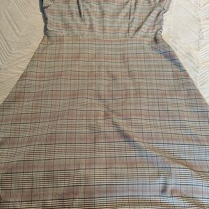 Plaid Sleeveless Dress